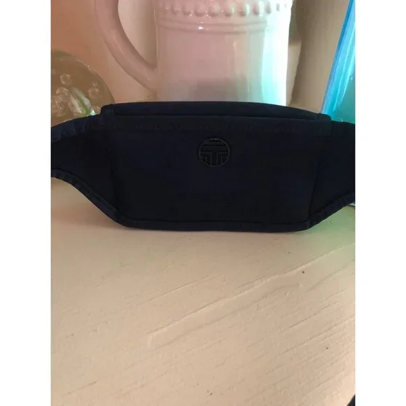TORY BURCH Sport Belt Bag Neoprene Running Navy White - Picture 6 of 11